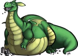  2014 alpha_channel blue_eyes building city claws degyn_sefer destruction digital_media_(artwork) dragon eating feral green_body green_eyes green_scales green_tail happy kleptophagia lying macro macroceli_(artist) male membrane_(anatomy) membranous_wings morbidly_obese morbidly_obese_feral morbidly_obese_male multicolored_body multicolored_scales mythological_creature mythological_scalie mythology nude obese obese_feral obese_male on_front overweight overweight_feral overweight_male scales scalie signature simple_background solo spikes spines spots stuffing tail thick_tail toe_claws transparent_background two_tone_body two_tone_scales white_claws wings yellow_body yellow_scales 