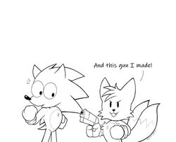  2022 2_tails absurd_res anthro canid canine chelsiegeorgia clothing dialogue digital_media_(artwork) dipstick_tail duo english_text eulipotyphlan fox front_view gloves gloves_only gun handgun handwear handwear_only hedgehog hi_res holding_gun holding_object holding_ranged_weapon holding_weapon male mammal markings monochrome mostly_nude multi_tail open_mouth ranged_weapon sega simple_background sonic_the_hedgehog sonic_the_hedgehog_(film) sonic_the_hedgehog_(series) sonic_the_hedgehog_2_(film) standing tail tail_markings tails text weapon white_background 