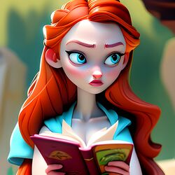  1girls ai_generated disney female female_only sansa_stark solo stable_diffusion tagme 