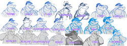  alligator alligatorid angry anthro brok_(brok_the_investigator) brok_the_investigator closed_eyes clothing concept_art confusion cowcat_games crocodilian english_text expression_sheet happy hat headgear headwear hi_res hubie360 humanoid_hands male model_sheet multiple_poses official_art pose reptile sad scalie shirt slightly_chubby solo surprise text topwear worried 