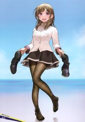  china_moeka high_school_fleet pantyhose uniform wet wet_clothes yom 