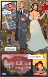  cheating cheating_wife comic comic_page dialogue english english_text kennycomix light-skinned_female light-skinned_male light_skin marriage married_couple mommy&#039;s_escapades ntr page_6 text thedirtymonkey wedding_dress 