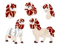  2018 alpha_channel armor beard blue_eyes burnish chest_tuft curled_hair cutie_mark earth_pony equid equine eyebrows facial_hair fan_character feral feral_with_hair fur hair hasbro hi_res hooves horse male mammal model_sheet multicolored_hair my_little_pony open_mouth pony raised_eyebrow shocked simple_background smile solo teeth tongue transparent_background tuft tuwka two_tone_hair white_body white_fur white_inner_ear 