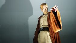  beard cloak cosplay facial_hair jedi obi-wan_kenobi photo sakuya_siina star_wars 