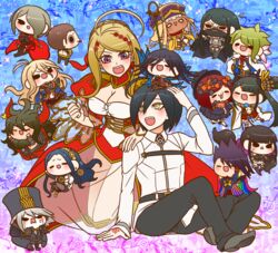  6+boys 6+girls abigail_williams_(fate) abigail_williams_(fate)_(cosplay) ahoge akamatsu_kaede alternate_costume amami_rantaro anger_vein antenna_hair archer_(fate) archer_(fate)_(cosplay) armlet armor ascot asterios_(fate) asterios_(fate)_(cosplay) bandaged_arm bandages bead_necklace beads beard belt belt_buckle black_armor black_belt black_bow black_cape black_dress black_eyes black_footwear black_gloves black_hair black_headwear black_mask black_panties black_pants black_pantyhose black_thighhighs black_vest blonde_hair bloomers blue_background blue_cape blue_hair blue_jacket blue_pants blue_pantyhose blue_robe blunt_bangs blush_stickers boots bow bowtie braid breastplate breasts brooch brown_belt brown_hair brown_pants brown_vest buckle buttons cape center_opening chabashira_tenko chaldea_logo chaldea_uniform charles_babbage_(fate) charles_babbage_(fate)_(cosplay) chest_belt chibi chibi_inset chibi_on_head cigarette cleavage clenched_hand cleopatra_(fate) cleopatra_(fate)_(cosplay) closed_mouth coat coattails collar collared_shirt collared_vest command_spell commentary_request corset cosplay crossed_legs crown_braid dagger danganronpa_(series) danganronpa_v3:_killing_harmony dark-skinned_female dark_skin demon_horns dress emiya_alter emiya_alter_(cosplay) epaulettes everyone eyelashes facial_hair fate/apocrypha fate/grand_order fate_(series) feather_hair_ornament feathers fist_pump floral_background flower flying_sweatdrops frilled_dress frilled_sleeves frills from_behind fujimaru_ritsuka_(male) fujimaru_ritsuka_(male)_(cosplay) full_body furrowed_brow gears glasses gloves gokuhara_gonta gold_footwear gradient_background gradient_legwear green_hair grey_footwear grey_hair grey_headwear grey_pants grey_sleeves hair_between_eyes hair_bun hair_flower hair_ornament hair_over_one_eye hair_ribbon hair_scrunchie hairband hairbow hairclip hand_on_another&#039;s_shoulder hand_on_own_head hand_on_own_hip hand_on_own_leg hand_tattoo hands_on_own_cheeks hands_on_own_face harukawa_maki hat high_collar highres holding holding_cigarette holding_dagger holding_hands holding_knife holding_stuffed_toy holding_weapon hood hood_down hooded_robe horns hoshi_ryoma huge_ahoge iruma_miu jack_the_ripper_(fate/apocrypha) jack_the_ripper_(fate/apocrypha)_(cosplay) jacket james_moriarty_(archer)_(fate) james_moriarty_(archer)_(fate)_(cosplay) jewelry k1-b0 kneeling knife large_breasts layered_dress leonardo_da_vinci_(fate) leonardo_da_vinci_(fate)_(cosplay) light_blush long_dress long_hair long_sleeves looking_at_another low_twintails mask medium_hair merlin_(fate) merlin_(fate)_(cosplay) messy_hair midriff military_uniform momota_kaito mouth_hold mouth_mask multiple_boys multiple_girls multiple_hair_bows navel necklace necktie nero_claudius_(fate) nero_claudius_(fate/extra) nero_claudius_(fate/extra)_(cosplay) o_o oma_kokichi on_head open_clothes open_jacket open_mouth orange_bow outstretched_arm panties pants pantyhose phantom_of_the_opera_(fate) phantom_of_the_opera_(fate)_(cosplay) pink_flower polka_dot polka_dot_bow purple_background purple_coat purple_eyes purple_hair purple_headwear red_bow red_bowtie red_cape red_collar red_corset red_dress red_flower red_horns red_jacket red_necktie red_ribbon red_rose red_skirt red_sleeves ribbon robe rose saihara_shuichi sandals scrunchie see-through see-through_legwear see-through_skirt see-through_sleeves shinguji_korekiyo shirogane_tsumugi shirt shoes short_dress short_hair side_ponytail simple_background single_side_bun sitting skirt sleeveless sleeveless_jacket smile smoking socks solid_eyes sparkle spiked_hair star_brooch stitched_face stitches stuffed_toy tassel tattoo teeth thigh_belt thigh_strap thighhighs thomas_edison_(fate) thomas_edison_(fate)_(cosplay) tojo_kirumi top_hat triangle_mouth twintails two-sided_cape two-sided_fabric underwear uniform upper_teeth_only ushiwakamaru_(fate) ushiwakamaru_(fate)_(cosplay) v-neck very_long_hair very_short_hair vest wavy_mouth weapon white_ascot white_bloomers white_dress white_jacket white_robe white_shirt white_sleeves white_socks white_wrist_cuffs wide_sleeves wrist_cuffs xuangzang_sanzang_(fate) xuangzang_sanzang_(fate)_(cosplay) yellow-framed_eyewear yellow_eyes yellow_hairband yellow_jacket yellow_ribbon yonaga_angie yumaru_(marumarumaru) yumeno_himiko 