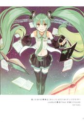  hatsune_miku hidari tagme thighhighs vocaloid 