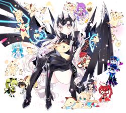  5boys 5girls :3 abysser_(elsword) add_(elsword) aether_sage_(elsword) ainchase_ishmael aisha_landar anemos_(elsword) apsara_(elsword) ara_haan armor bad_id bad_pixiv_id black_hair blank_eyes blonde_hair blue_eyes blue_hair chung_seiker ciel_(elsword) closed_eyes code:_ultimate_(elsword) comet_crusader_(elsword) demon_wings doom_bringer_(elsword) elesis_(elsword) elsword elsword_(character) empire_sword_(elsword) eve_(elsword) facial_mark furious_blade_(elsword) g_ieep green_eyes green_hair heart highres knight_emperor_(elsword) light_blue_hair long_hair luciela_r._sourcream mechanical_wings multiple_boys multiple_girls pauldrons phoru_(elsword) ponytail purple_hair raven_cronwell red_eyes red_hair rena_erindel richter_(elsword) robot shoulder_armor smug sweatdrop timoria_(elsword) white_hair wings yellow_eyes 