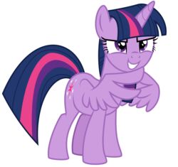  2018 absurd_res alicorn alpha_channel cutie_mark equid equine female feral friendship_is_magic grin hair hasbro hi_res horn mammal masemj my_little_pony mythological_creature mythological_equine mythology reaction_image simple_background smile solo transparent_background twilight_sparkle_(mlp) unicorn_horn wings 