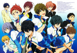  free! hazuki_nagisa high_speed! kirishima_ikuya kirishima_natsuya male matsuoka_rin megane nanase_haruka nishiya_futoshi ryugazaki_rei seifuku serizawa_nao shigino_kisumi shiina_asahi swimsuits tachibana_makoto yamazaki_sousuke 