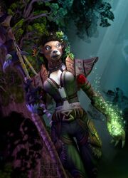  2017 3d_(artwork) anthro ashenvale belvane blizzard_entertainment canid digital_media_(artwork) druid female magic_user mammal solo tribal_spellcaster warcraft were werecanid worgen 