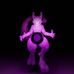  1:1 3d_(artwork) allbadbadgers conditional_dnp digital_media_(artwork) front_view generation_1_pokemon gumroad hi_res legendary_pokemon mewtwo model nintendo nude pokemon pokemon_(species) shadow_ball solo 