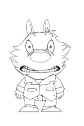  2:3 albert_lupine animated anthro ayato black_and_white black_background canid canine canis closed_eyes clothed clothing dialogue fully_clothed low_res male mammal monochrome open_mouth short_playtime simple_background solo teeth_showing tongue_showing white_background wolf 