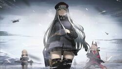  4girls aircraft artist_request beret bgm-71_(girls&#039;_frontline) black_jacket black_skirt black_thighhighs blonde_hair blunt_bangs breasts breath closed_mouth cross cross_hair_ornament game_cg girls&#039;_frontline green_eyes grey_hair gun hair_ornament hat headgear helicopter hk416_(girls&#039;_frontline) holding holding_gun holding_weapon holstered iron_cross jacket knife_sheath long_hair long_sleeves looking_ahead m4_sopmod_ii m4_sopmod_ii_(girls&#039;_frontline) magazine_(weapon) medium_breasts multicolored_hair multiple_girls no_gloves official_art outdoors pouch purple_jacket red_hair sheath skindentation skirt snowing solo_focus spoilers straight-on streaked_hair teardrop_facial_mark thigh_pouch thighhighs very_long_hair weapon weapon_case zettai_ryouiki 