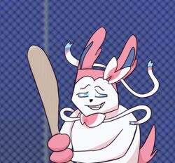  baseball_bat bat_(object) eeveelution generation_6_pokemon george_costanza_reaction_face gewd23_(artist) ishygddt meme nintendo parody pokemon pokemon_(species) reaction_image seinfeld sylveon 