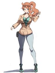  alternate_breast_size big_breasts breasts female female_only nintendo pokemon pokemon_ss rakeemspoon solo sonia_(pokemon) tagme 