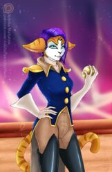  anthro boots captain_amelia clothing cosplay costume disney english_text female footwear hi_res inkedfur keisha keisha_makainn legwear patreon patreon_logo patreon_username prints ship solo space text thigh_boots thigh_highs treasure_planet url vehicle watercraft website_logo 