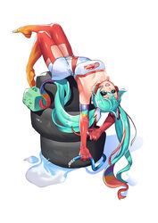  :d aqua_gloves aqua_hair bad_id bad_pixiv_id bare_shoulders beudyek blonde_hair blue_gloves blue_hair breasts collarbone commentary dress elbow_gloves female gloves goodsmile_racing gradient_legwear green_eyes green_hair hair_between_eyes hatsune_miku headset highres holding holding_hose hose long_hair looking_at_viewer lying medium_breasts multicolored_clothes multicolored_gloves multicolored_hair multicolored_legwear on_back open_mouth orange_footwear orange_gloves orange_hair orange_legwear photoshop_(medium) purple_gloves race_queen racing_miku racing_miku_(2016) red_gloves red_hair red_legwear round_teeth shoes short_shorts shorts smile solo sparkle strapless strapless_dress symbol-only_commentary teeth tire twintails upper_teeth_only very_long_hair vocaloid water white_background white_dress white_shorts 