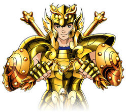  araki_shingo gold happy helmet kind knights_of_the_zodiac libra_dohko libra_douko lowres male male_focus nunchaks oldschool portrait saint_seiya shield shields shoulder_pads smile spikes weapon 