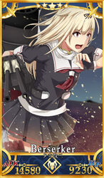  adapted_turret aga_marino bad_id bad_twitter_id black_ribbon black_serafuku blonde_hair cannon card_(medium) card_parody commentary_request cowboy_shot fate/grand_order fate_(series) female hair_flaps hair_ornament hair_ribbon hairclip kantai_collection long_hair machinery neckerchief open_mouth red_eyes red_neckerchief ribbon scarf school_uniform serafuku servant_card_(fate/grand_order) smokestack solo turret white_scarf yuudachi_(kancolle) yuudachi_kai_ni_(kancolle) 