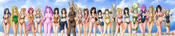 5_fingers abs absolutely_everyone accessory aerith_gainsborough amber_eyes animal_humanoid anthro armband arms_above_head arms_bent arms_by_side arms_together ashelia_b&#039;nargin_dalmasca ass ball barefoot beach beach_ball belt bent_arm big_breasts bikini bikini_bottom bikini_top black_clothing black_swimwear blonde_hair blue_bikini blue_bottomwear blue_clothing blue_eyes blue_hair blue_sarong blue_shorts blue_sky blue_swimwear bottomwear bracelet braided_hair breasts brown_belt brown_body brown_eyes brown_hair brown_skin brown_wristband burmecian button_bikini button_swimwear celes_chere cleavage clothed clothing cloud crossed_arms crossover cutoffs cutout dark_body dark_skin day dead_or_alive_(series) dead_or_alive_xtreme denim denim_bottomwear denim_clothing english_text extended_arm faris_scherwiz feet female final_fantasy final_fantasy_5 final_fantasy_ii final_fantasy_iii final_fantasy_iv final_fantasy_ix final_fantasy_vi final_fantasy_vii final_fantasy_viii final_fantasy_x final_fantasy_xii fingers flipped_hair fran_(final_fantasy) freya_crescent front-tie_bikini front-tie_clothing front-tie_swimwear garnet_til_alexandros_xvii gesture gold_(metal) gold_jewelry green_clothing green_eyes green_hair green_swimwear group hair hair_accessory hair_over_eye hair_sticks hair_tie hand_behind_head hand_gesture hand_on_head hand_on_hip hand_on_leg hand_on_own_head hand_on_own_hip hand_on_own_leg hand_on_own_thigh hand_on_thigh hands_above_head hands_on_arms hands_on_own_arms heterochromia hi_res holding_arms holding_head holding_hips holding_leg holding_thigh human human_focus humanoid hyakkidour4n inflatable jewelry krile_mayer_baldesion lagomorph lagomorph_humanoid large_group legband legs_together lenna_charlotte_tycoon lineup long_hair long_image lulu_(final_fantasy) mammal mammal_humanoid maria_(final_fantasy_ii) melee_weapon micro_bikini multicolored_clothing multicolored_swimwear muscular muscular_female navel navel_cutout not_furry_focus nude one-piece_swimsuit one_eye_closed one_eye_obstructed one_hand_up open_mouth open_smile orange_clothing orange_swimwear outside parody penelo pink_body pink_hair pink_skin pointing purple_hair purple_sarong quistis_trepe raised_arm raised_arms raised_hand red_bikini red_clothing red_eyes red_swimwear refia rikku_(final_fantasy) rinoa_heartilly rodent rosa_farrell rydia sarong scabbard sea seaside selphie_tilmitt short_hair shorts side-tie_bikini side-tie_clothing side-tie_swimwear sideless_swimsuit skimpy skirt sky smile spiral_eyes sport square_enix standing straight_arm straight_arms string_bikini swimwear sword tan_hair tecmo terra_branford text tied_clothing tied_skirt tifa_lockhart toes trance_tina_branford under_boob venus_bikini viera volleyball water weapon white_bikini white_clothing white_swimwear wide_image wink wristband yellow_clothing yellow_swimwear yuffie_kisaragi yuna yuna_(ff10) yuna_(final_fantasy_x)