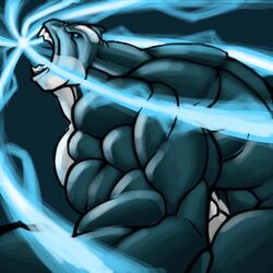 1:1 anthro anthrofied big_muscles biped blue_eyes cetacean dolphin fangs huge_muscles hyper hyper_muscles male mammal marine muscular muscular_anthro muscular_male nude oceanic_dolphin orca solo standing teeth tkc2021 toothed_whale