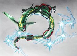 3_fingers ambiguous_gender constellation feral fingers generation_3_pokemon legendary_pokemon markings nintendo pearleden pokemon pokemon_(species) rayquaza solo star