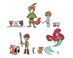  2023 anniversary anthro ariel_(disney) basil_(disney) berlioz_(aristocats) bernard_(the_rescuers) biped black_body black_fur bloodhound blue_bottomwear blue_clothing blue_sclera blue_shorts boots bottomwear bra brown_boots brown_clothing brown_footwear brown_hair brown_hat brown_headwear canid canine canis chest_tuft christopher_robin clothed clothing collar collar_only copper_(tfath) dipstick_ears dipstick_tail disney domestic_cat domestic_dog ear_markings felid feline felis female feral footwear fox fully_clothed fur green_clothing green_hat green_headwear grey_body grey_fur group gustavo_freire hair hand_in_pocket hands_on_hips hat hat_feather head_tuft headgear headwear hi_res holding_magnifying_glass holding_melee_weapon holding_object holding_stick holding_sword holding_weapon human hunting_dog keyboard_instrument large_group legless long_hair looking_at_viewer loose_feather magnifying_glass male mammal marie_(aristocats) marine markings melee_weapon merfolk miss_bianca_(the_rescuers) mouse multicolored_ears murid murine musical_instrument musical_keyboard nude oliver_(disney) oliver_and_company orange_body orange_fur pockets quadruped red_body red_fox red_fur red_hair robin_hood robin_hood_(disney) rodent round_ears scent_hound seashell_bra shirt shorts simple_background split_form stick sword tail tail_markings taran_(disney) the_aristocats the_black_cauldron the_fox_and_the_hound the_great_mouse_detective the_little_mermaid_(1989) the_rescuers_(disney) tod_(tfath) topwear toulouse_(aristocats) true_fox tuft underwear weapon whiskers white_background white_body white_fur winnie_the_pooh_(franchise) yellow_clothing yellow_shirt yellow_topwear 