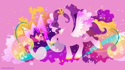  16:9 4k abstract_background absurd_res cutie_mark equid equine female feral frutiger_metro fur hair hasbro hi_res hooves leg_markings mammal markings mlp_g5 musical_note my_little_pony mythological_creature mythological_equine mythology pegasus pink_body pink_fur pink_theme pipp_petals_(mlp) purple_hair purple_tail sambaneko silhouette socks_(marking) solo tail text url widescreen wings 