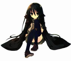  blush blush itou_noiji long_hair noizi_itou school_uniform seifuku serafuku shakugan_no_shana shana skirt thigh_highs thighhighs uniform 