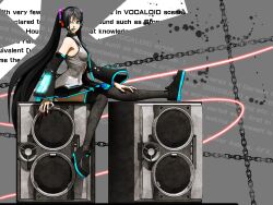  3d chains deino hatsune_miku speakers vocaloid 