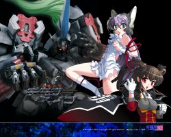  al_azif demonbane dress hadoh_ruri mecha ni&theta; wallpaper 