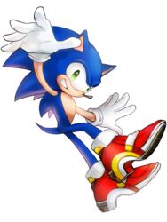  3:4 alpha_channel anthro biped blue_body blue_fur clothing den255 eulipotyphlan footwear fur gloves green_eyes grin handwear hedgehog hi_res looking_at_viewer male mammal sega shoes simple_background smile soap_shoes solo sonic_adventure sonic_the_hedgehog sonic_the_hedgehog_(series) transparent_background 