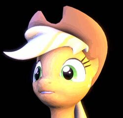 2014 3d_(artwork) 3d_animation animated applejack_(mlp) digital_media_(artwork) earth_pony equid equine female feral friendship_is_magic hasbro horse low_res mammal my_little_pony mynokiarules pony short_playtime smile solo