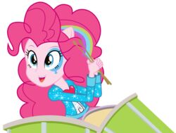 2014 alpha_channel battery blue_eyes equestria_girls equid equine eyewear female hair hasbro heart_symbol hi_res horse human humor long_hair makeup mammal my_little_pony pink_hair pinkie_pie_(eg) rock_band smile solo special tongue unknown_artist