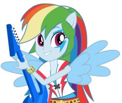 2014 alpha_channel blue_body blue_skin cutie_mark equestria_girls equid equine eyewear female hair hasbro heart_symbol hi_res horse long_hair makeup mammal multicolored_hair my_little_pony negasun pony rainbow rainbow_dash_(eg) rainbow_hair rock_band smile solo special tongue