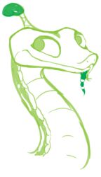 dreamworks feral green_and_white hi_res kung_fu_panda male master_viper monochrome reptile rule_63 scalie snake solo unknown_artist