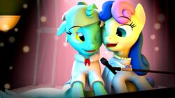 16:9 3d_(artwork) absurd_res bonbon_(mlp) digital_media_(artwork) duo earth_pony equid equine female feral friendship_is_magic hasbro hi_res horn horse lyra_heartstrings_(mlp) mammal my_little_pony mynokiarules mythological_creature mythological_equine mythology pony smile unicorn widescreen