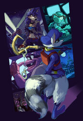  anthro bentley canid canine carmelita_fox female fox group male mammal nemu procyonid raccoon reptile scalie sly_cooper sly_cooper_(series) sony_corporation sony_interactive_entertainment sucker_punch_productions turtle 