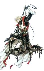  blonde_hair castlevania chandelier leon_belmont male whip 