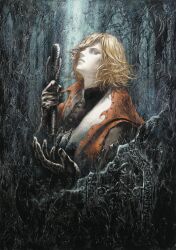  blonde_hair castlevania leon_belmont male whip 