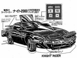  arrow_(symbol) car copyright_name dithering greyscale k.i.t.t knight_2000 knight_rider monochrome motor_vehicle muscle_car no_humans paint.net_(medium) pontiac pontiac_firebird pontiac_firebird_trans_am robot science_fiction shadow simple_background sports_car transformation translation_request vehicle_focus 