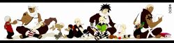  &auml;&ldquo; ? a_(naruto) a_(yondaime) atsui baby bkcrow c_(naruto) dark_skin darui ginkaku ginkaku_(naruto) highres karui killer_bee kinkaku kinkaku_(naruto) kumogakure_symbol long_image mabui_(naruto) motoi_(naruto) naruto naruto_shippuuden nii_yugito omoi_(naruto) samui wide_image 