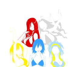  5girls blonde_hair breasts erza_scarlet fairy_tail highres juvia_loxar large_breasts levy_mcgarden lucy_heartfilia mirajane mirajane_strauss multiple_girls red_hair smile 