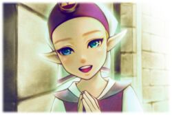  bad_id bad_pixiv_id blonde_hair blue_eyes female o-keraco pointy_ears princess_zelda smile solo the_legend_of_zelda the_legend_of_zelda:_ocarina_of_time young_zelda 