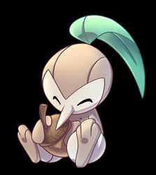  acorn cubow elemental_creature feral flora_fauna food fruit hi_res male nintendo nut_(fruit) nuzleaf plant pok&eacute;mon_(species) pokemon simple_background solo video_games 