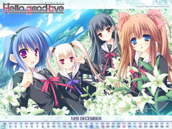  calendar flowers group hello_good-bye hiiragi_koharu moekibara_fumitake rindou_natsume saotome_suguri seifuku yukishiro_may 