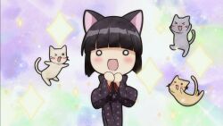  animated animated animated black_eyes dance dancing feline ikoku_meiro_no_croisee japanese_clothes kimono neko yukata yune_(ikoku_meiro_no_croisee) 