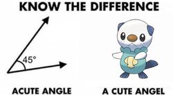  ambiguous_gender angle blue_body blue_fur different_color english_text feral fur generation_5_pokemon humor math meme nintendo oshawott pokemon pokemon_(species) science seems_legit solo text totally_legit unknown_artist white_body white_fur 