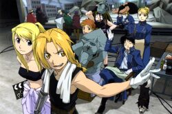  alphonse_elric black_hayate edward_elric envy fullmetal_alchemist gluttony jean_havoc maes_hughes riza_hawkeye roy_mustang winry_rockbell 