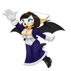  1:1 2k_games alpha_channel anthro bat big_breasts bioshock bioshock_infinite blackbetty breasts clothed clothing digital_media_(artwork) elizabeth_comstock eyelashes female gloves hair handwear lipstick makeup mammal rouge_the_bat sega solo sonic_the_hedgehog_(series) wings 